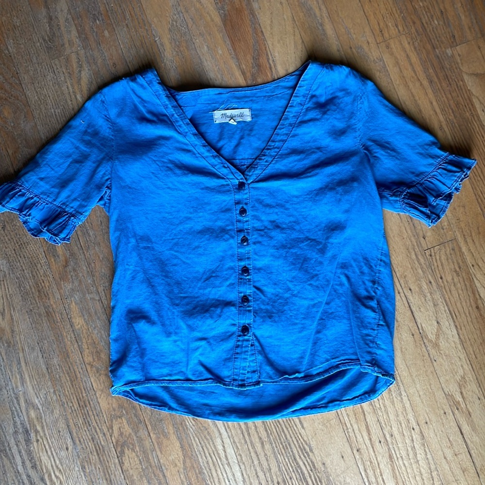 Madewell Light Blue Top
